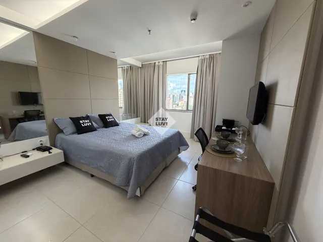 Apartamento mobiliado em bairro arborizado e valorizado próximo à Lagoa da Pampulha em BH